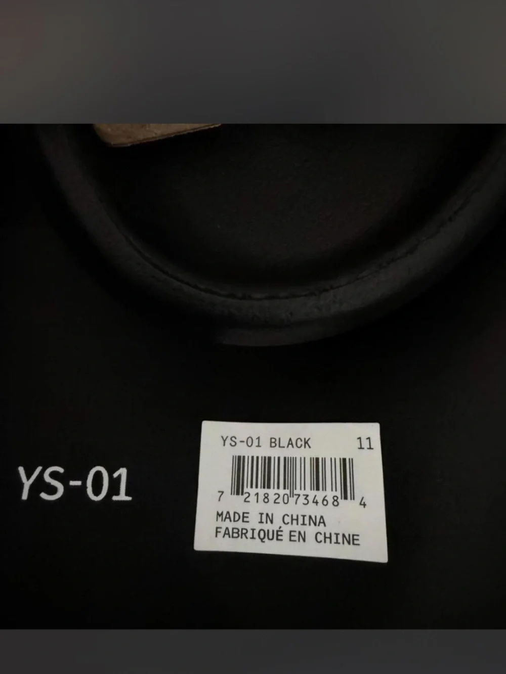 YZY YS-01 black 2025 (YS-01-black) Men’s Size 6-11